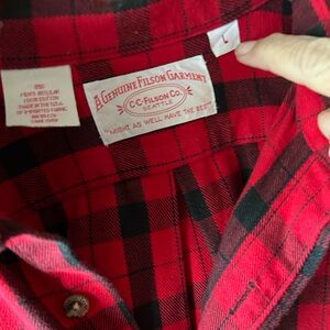 Filson mens Alaskan guide shirt L